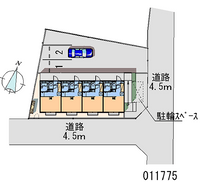 レオパレスコーポハナブサ 区画図