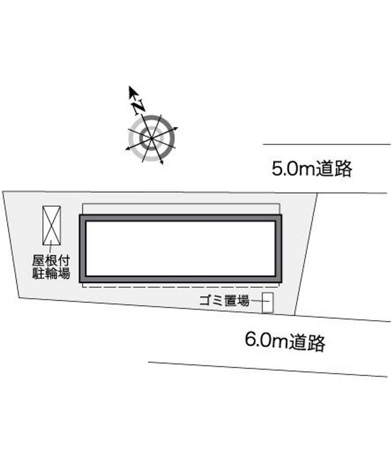 レオパレスＷｉｎｇいわぶち 配置図