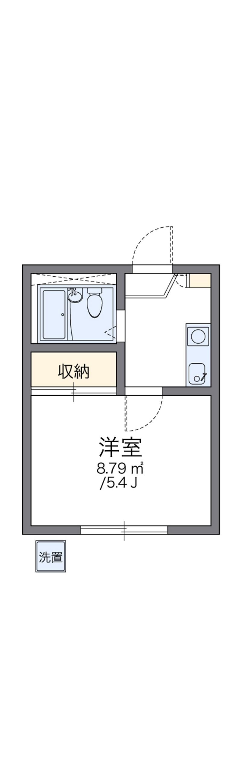leopalace Yokota Sơ đồ nhà