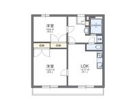 レオパレス中井町３ 間取り図