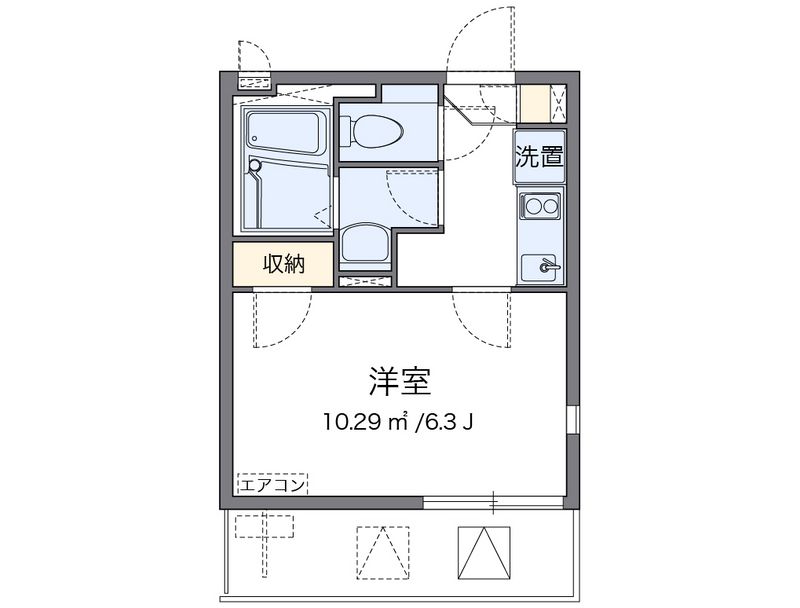 レオネクストＭｕｔｕｒａ 間取図