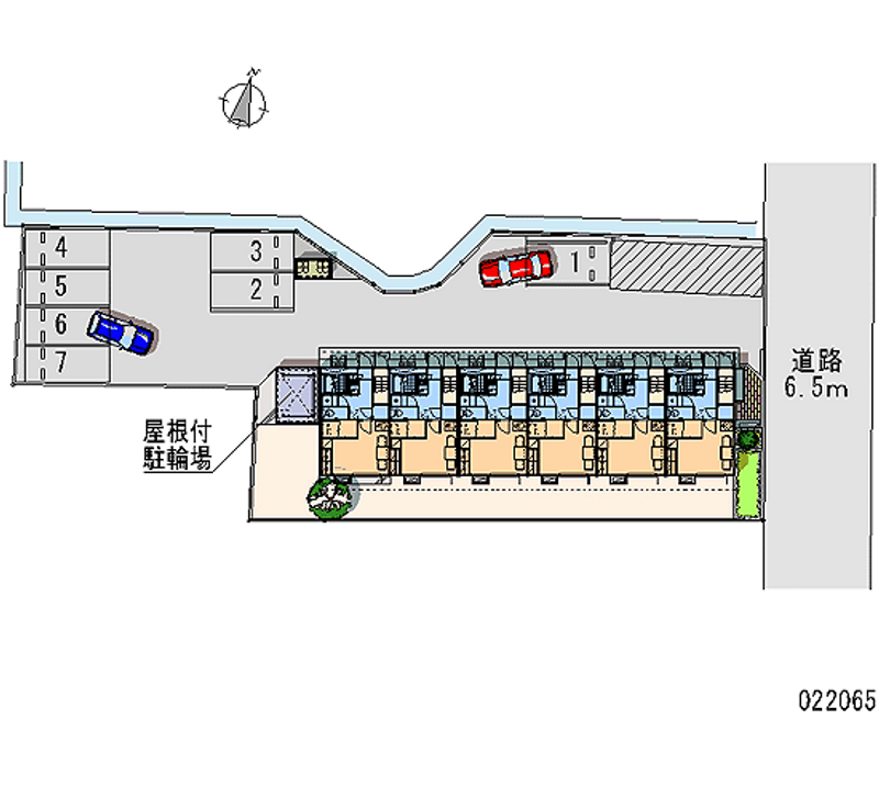 レオパレスカメリア 月極駐車場