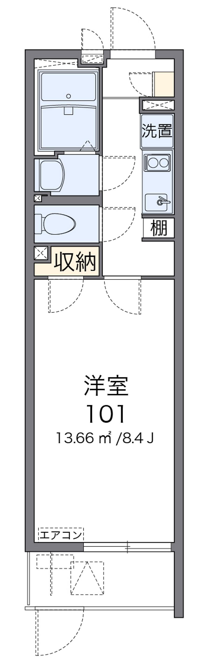 クレイノ輝き 間取図