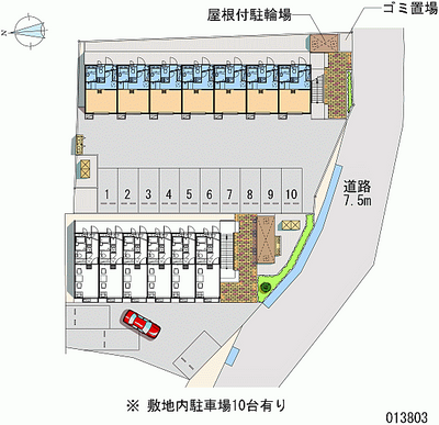 13803 Monthly parking lot