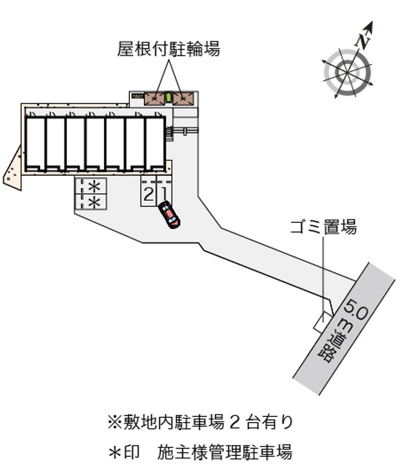 クレイノ光彩ＳＯＵＴＨ 配置図