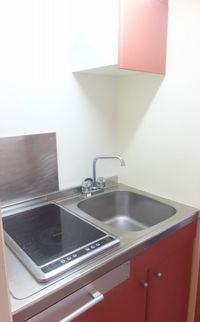 レオパレスフォ−レストⅡ キッチン