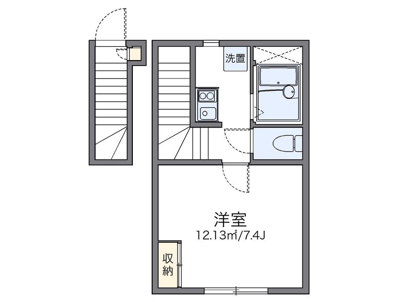レオネクストまるはち 間取図