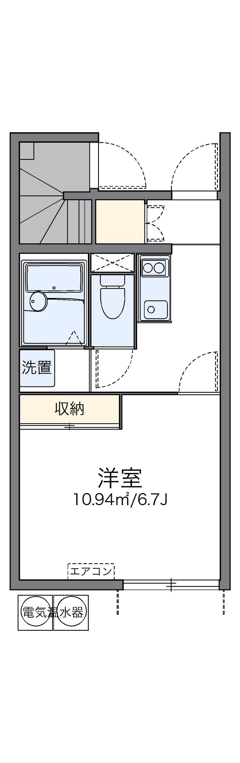 レオネクストディアベルジュⅠ 間取図