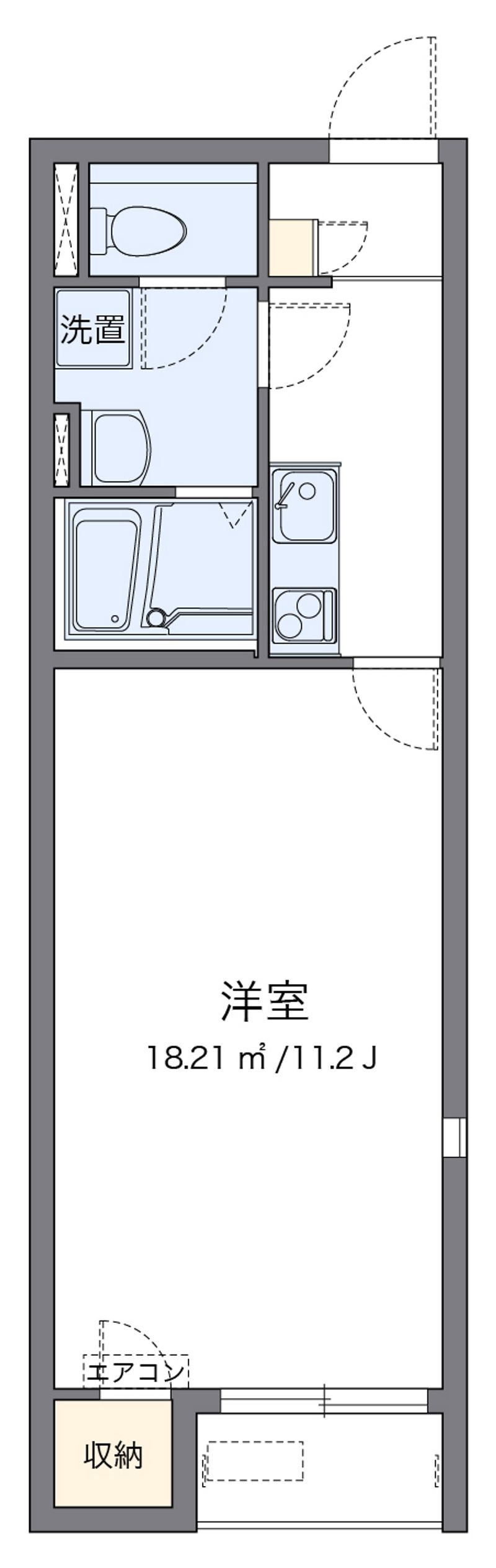 レオネクストアルファ 間取図