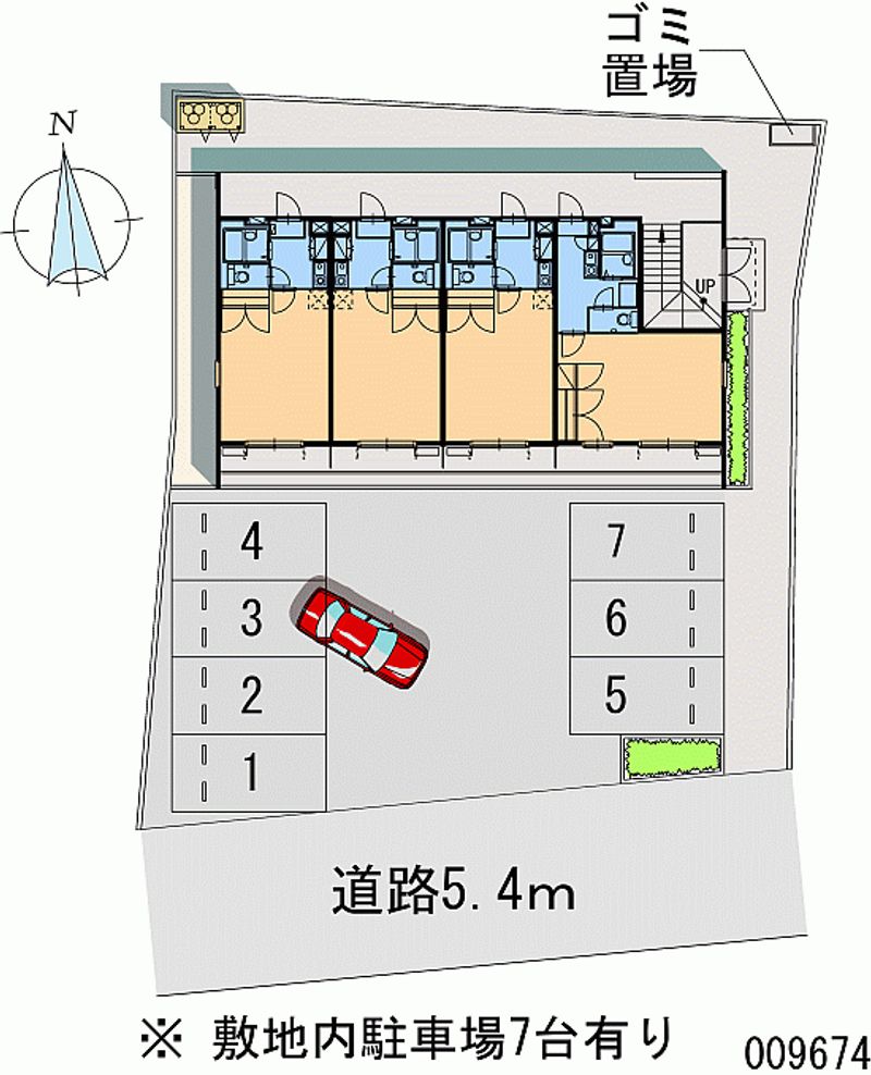 レオパレスカメヤマ 月極駐車場