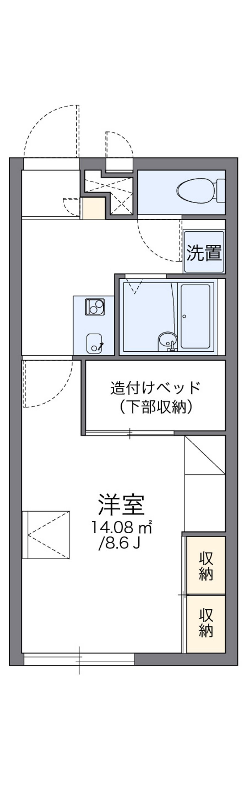 レオパレスサニーヴィラＡ 間取図