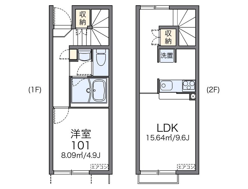 レオネクストほしやⅡ 間取図