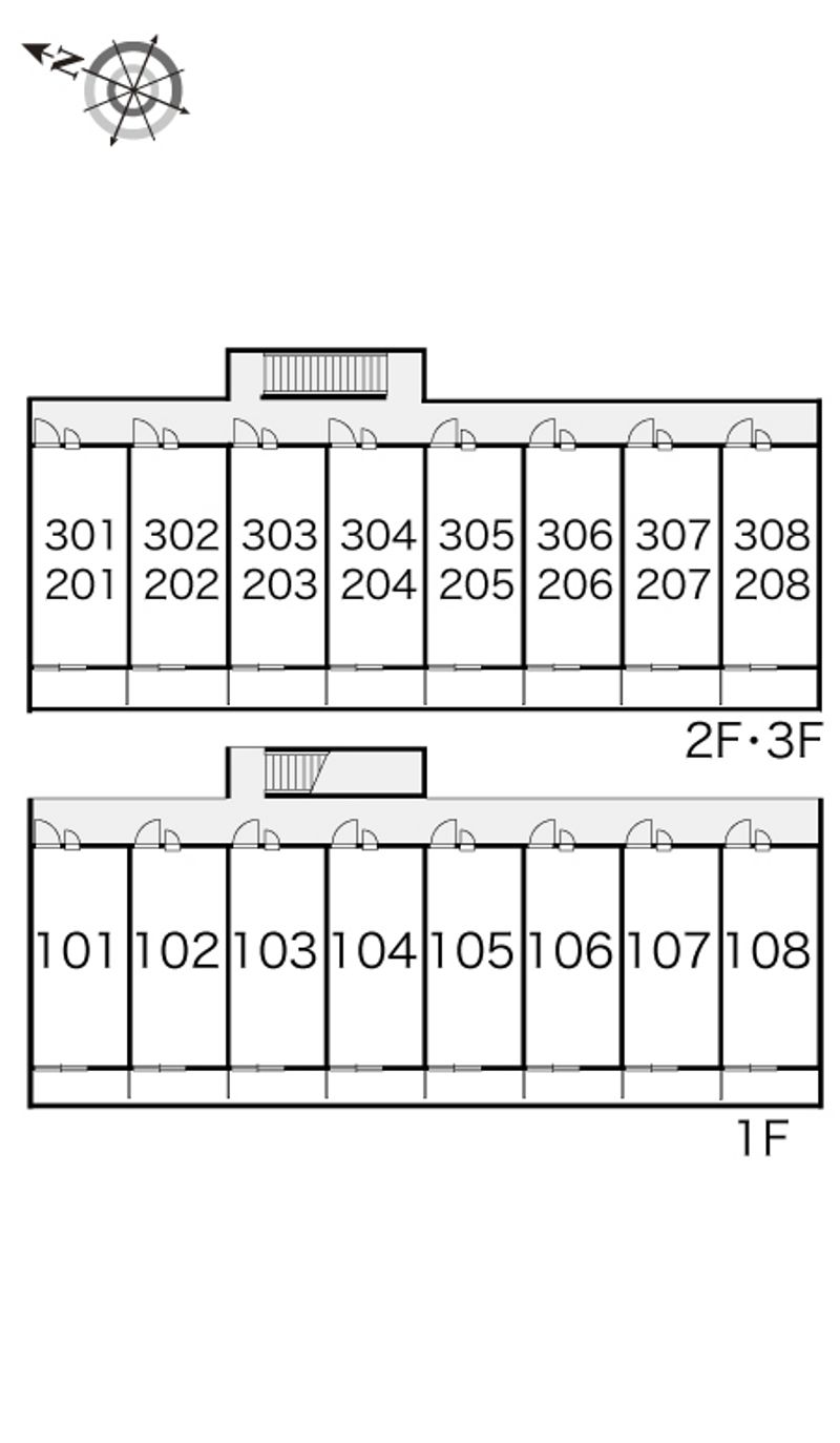 レオパレス三原３丁目 間取配置図