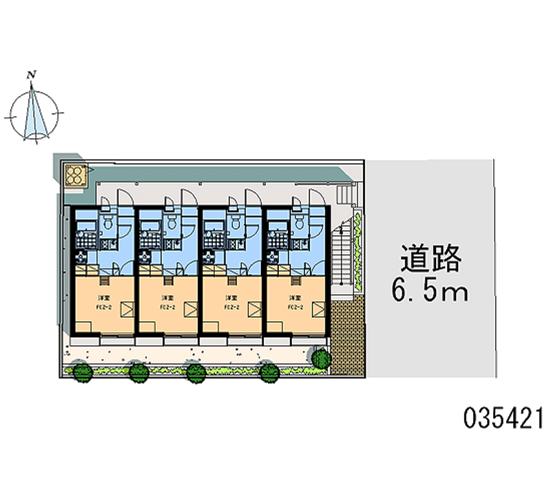 レオパレスメイヤメゾンＨＩＲＯ 区画図
