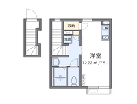 クレイノアミティエ西大井 間取り図