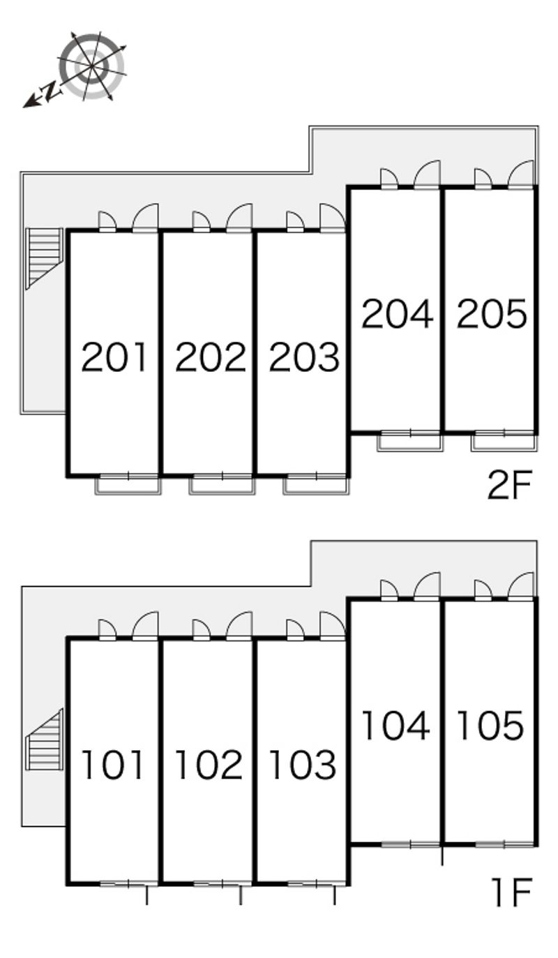 レオパレスアッピア 間取り配置図