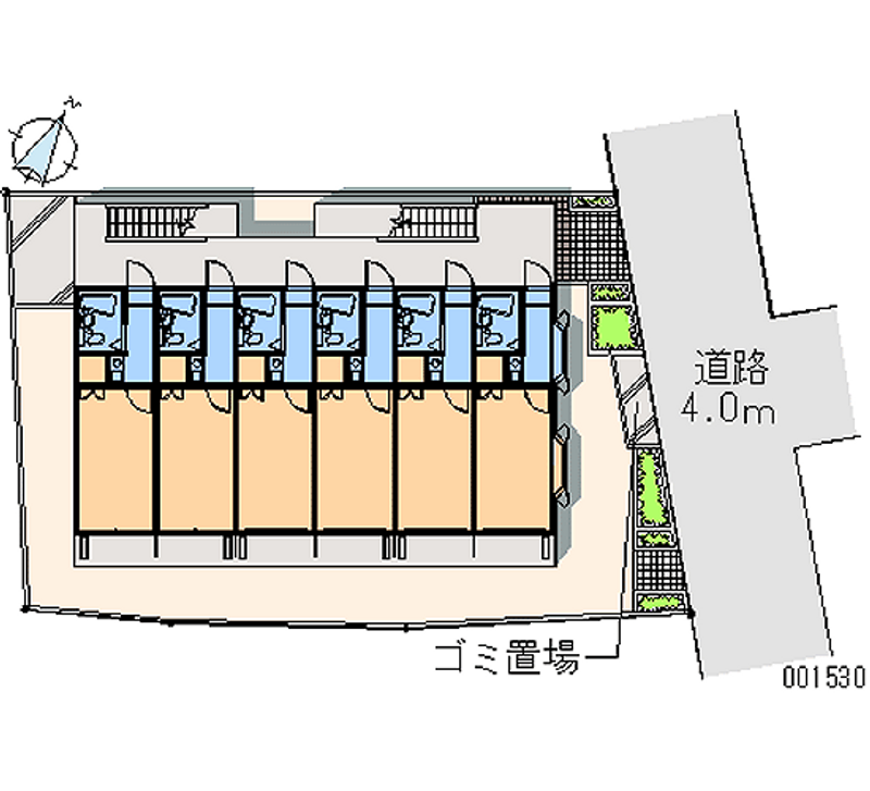 レオパレスＤＡＩ 区画図