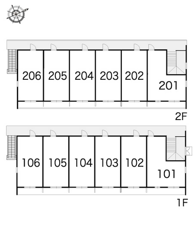 レオパレス井上 間取り配置図