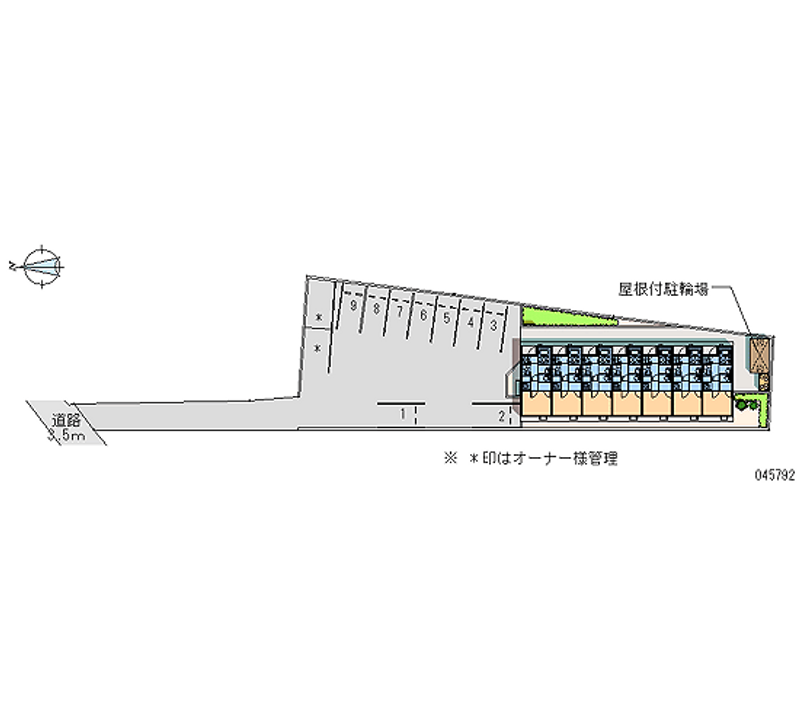 45792月租停車場