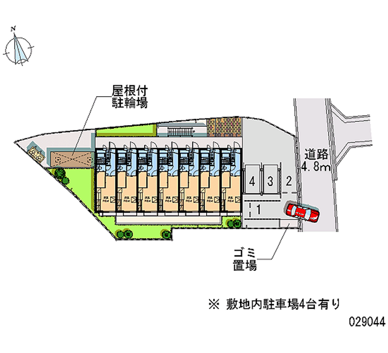 レオパレス淵ノ上公園 月極駐車場