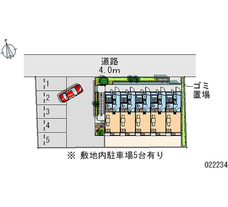 レオパレスＣＯＭＦＯＲＴ 月極駐車場