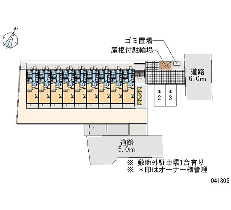 レオパレスＯＯＨＡＲＡ 区画図