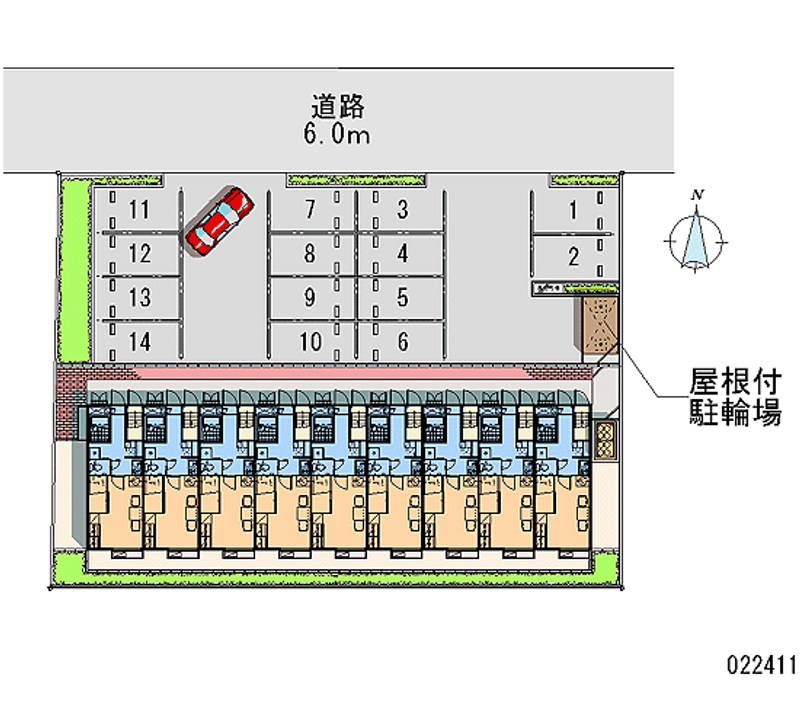 22411 Monthly parking lot