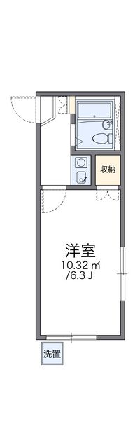 レオパレスＵ２ 間取り図