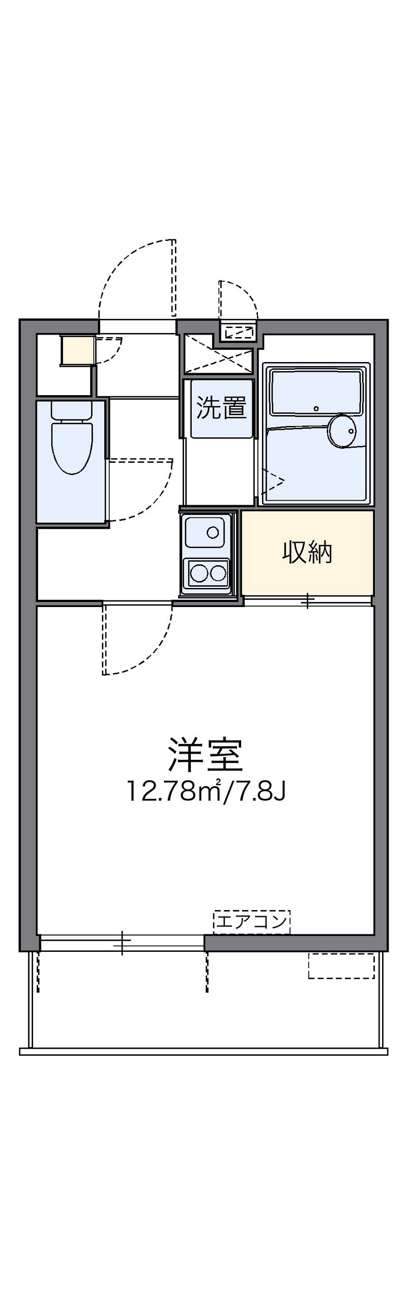 レオパレスレスト 間取図