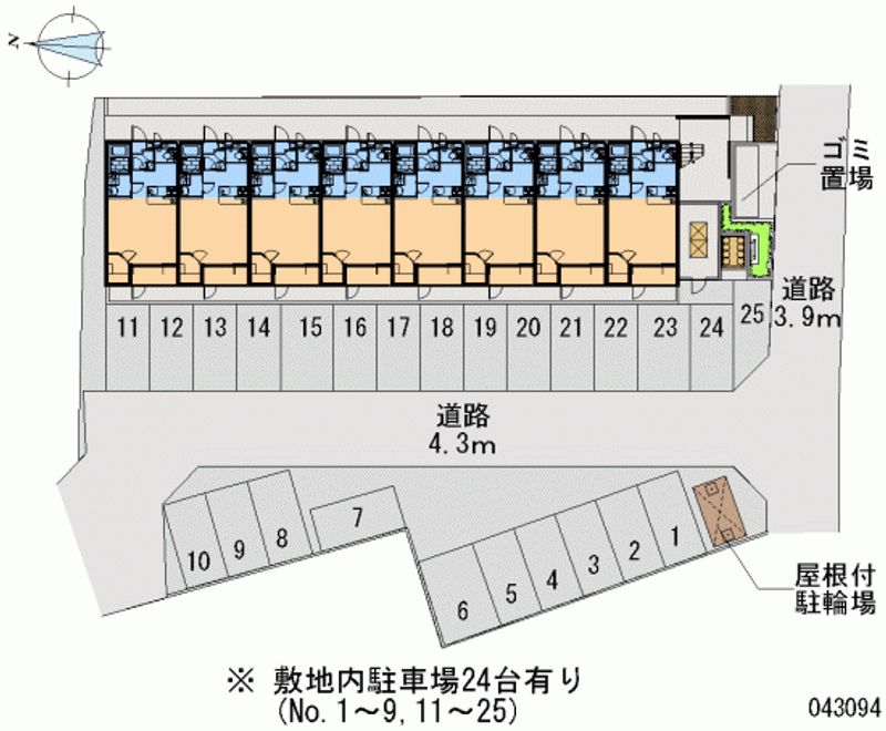 43094 Monthly parking lot