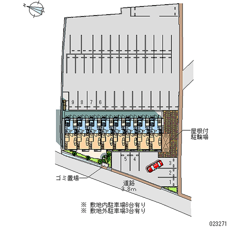 レオパレスしまなみ 区画図