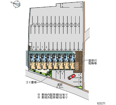 23271 Monthly parking lot