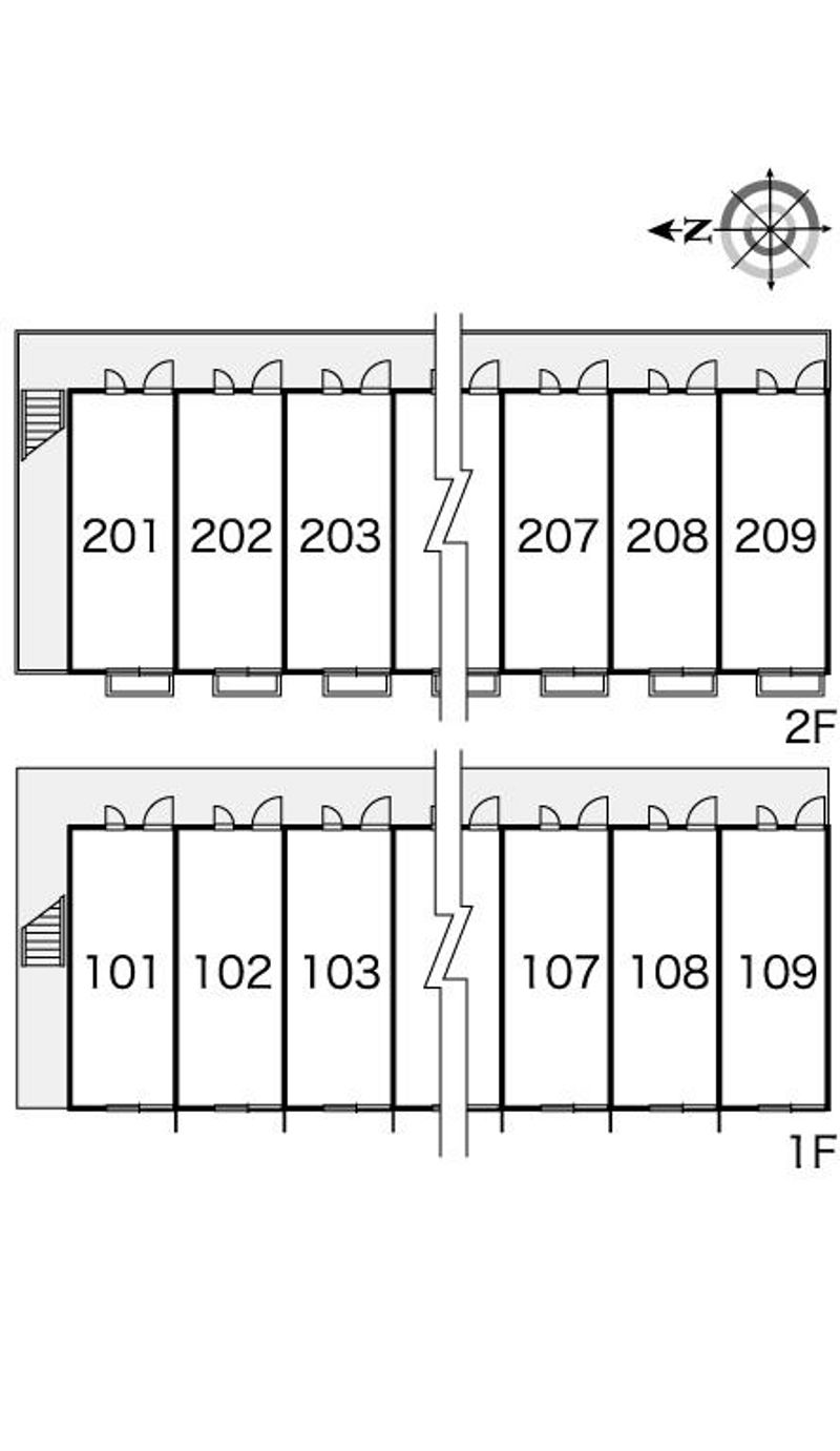 レオパレス真 間取配置図