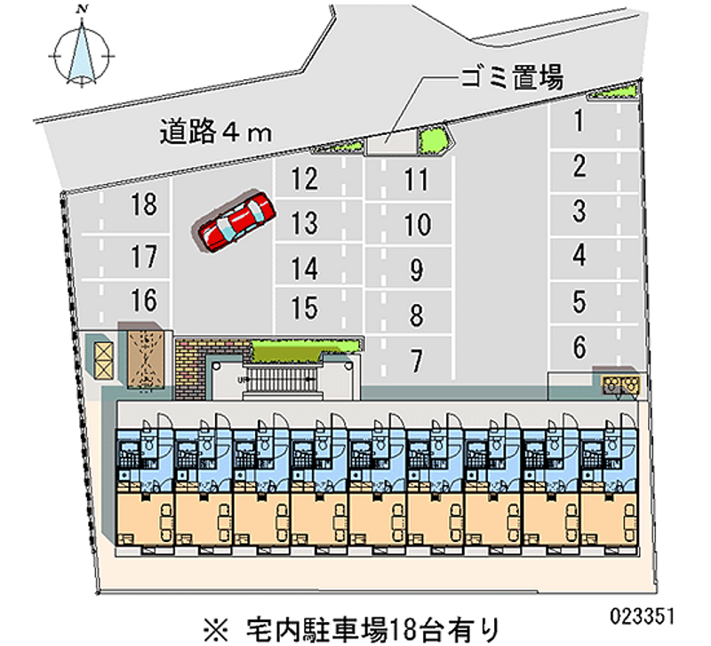 レオパレスＰｉｎｅ　Ｔｒｅｅ 月極駐車場