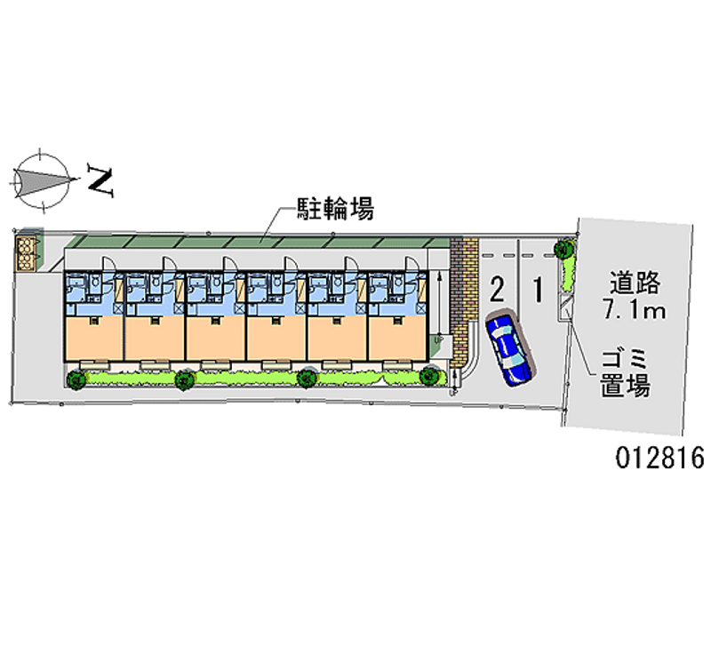 12816月租停車場