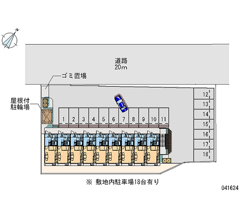 41624月租停车场