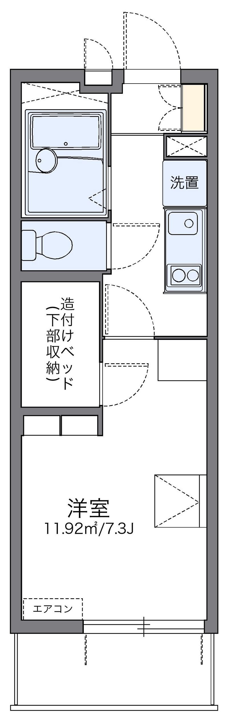 レオパレスとねねっと 間取図