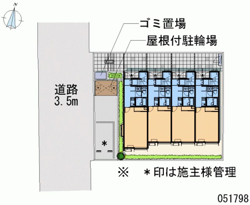 レオネクスト双葉 区画図