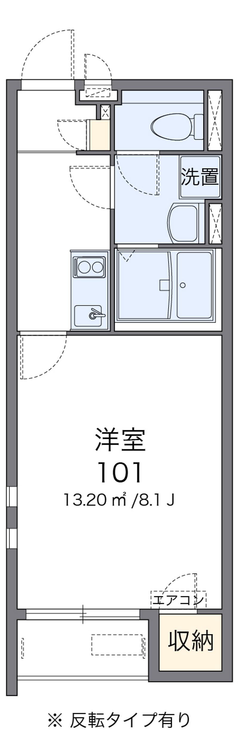 クレイノＬａｎｔａｎａ 間取図