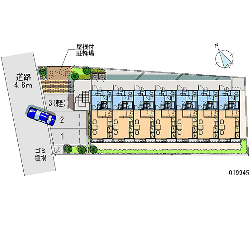 レオパレス日吉 月極駐車場