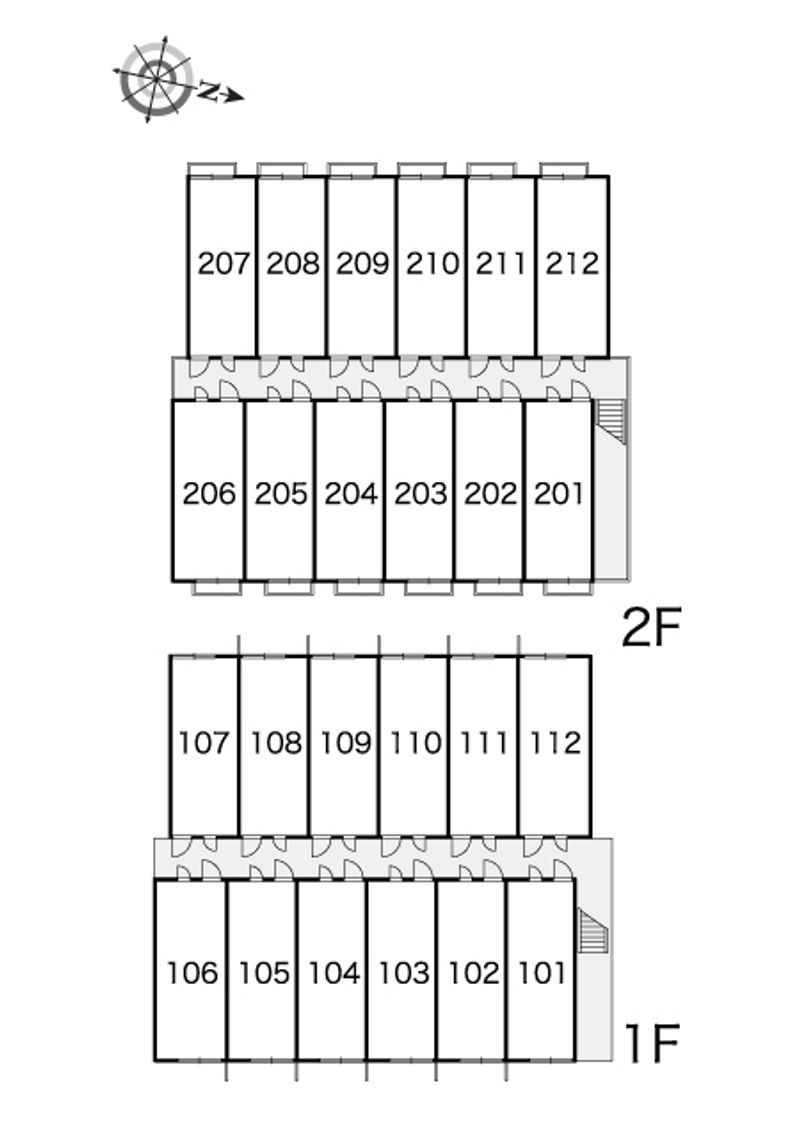 レオパレストラオム 間取配置図