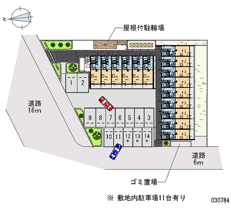 30784 Monthly parking lot