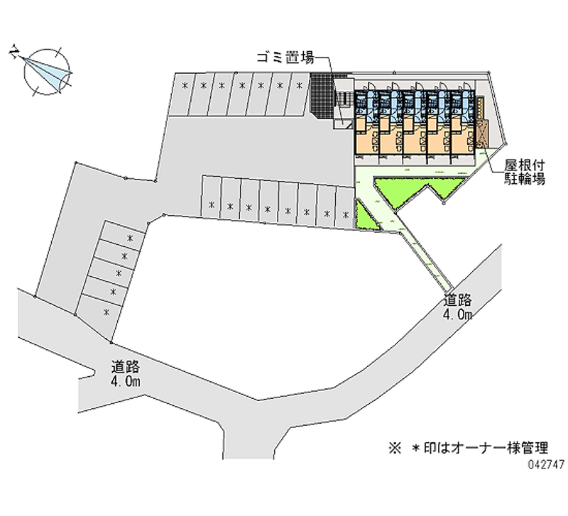 レオパレスドエル　桜台 区画図