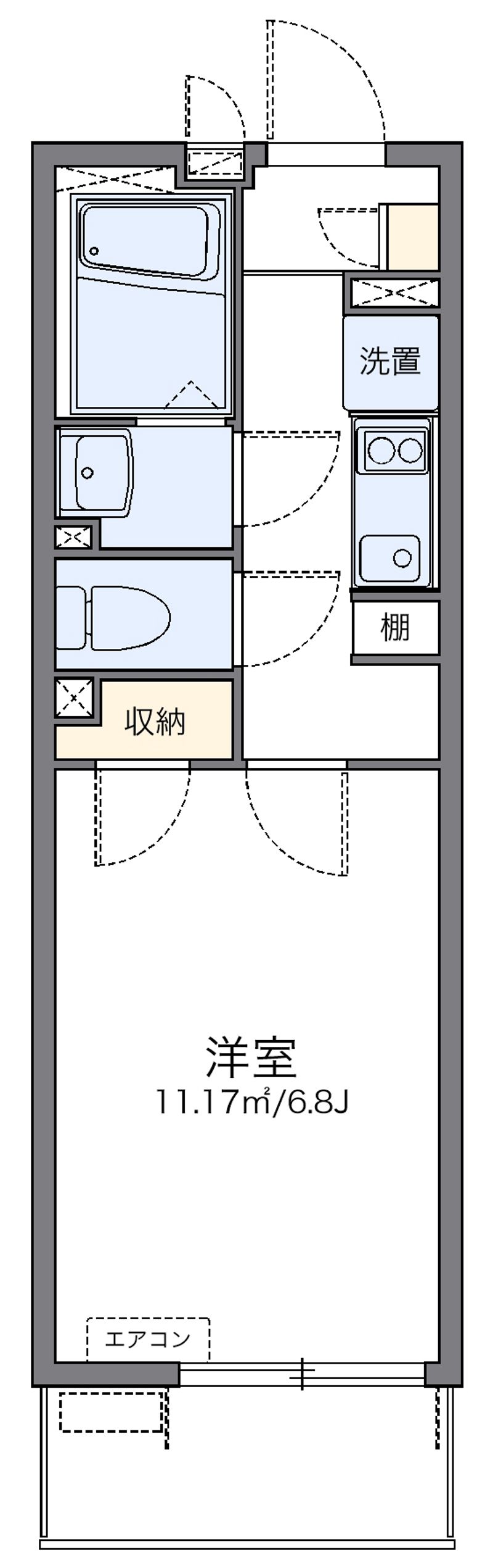 レオネクストカサミラⅡ 間取図