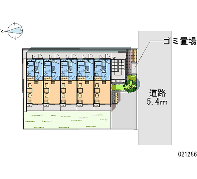 レオパレス御崎 区画図