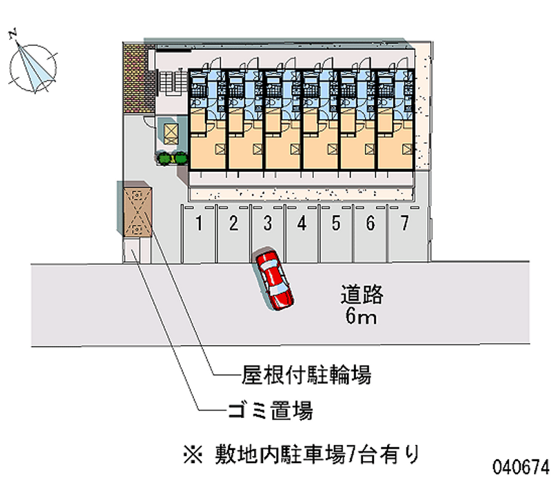 レオパレスＡ＆Ｋ　高知 区画図