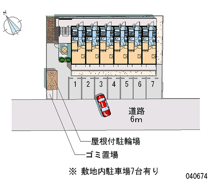 40674 Monthly parking lot