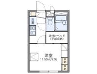 レオパレス独歩 間取り図