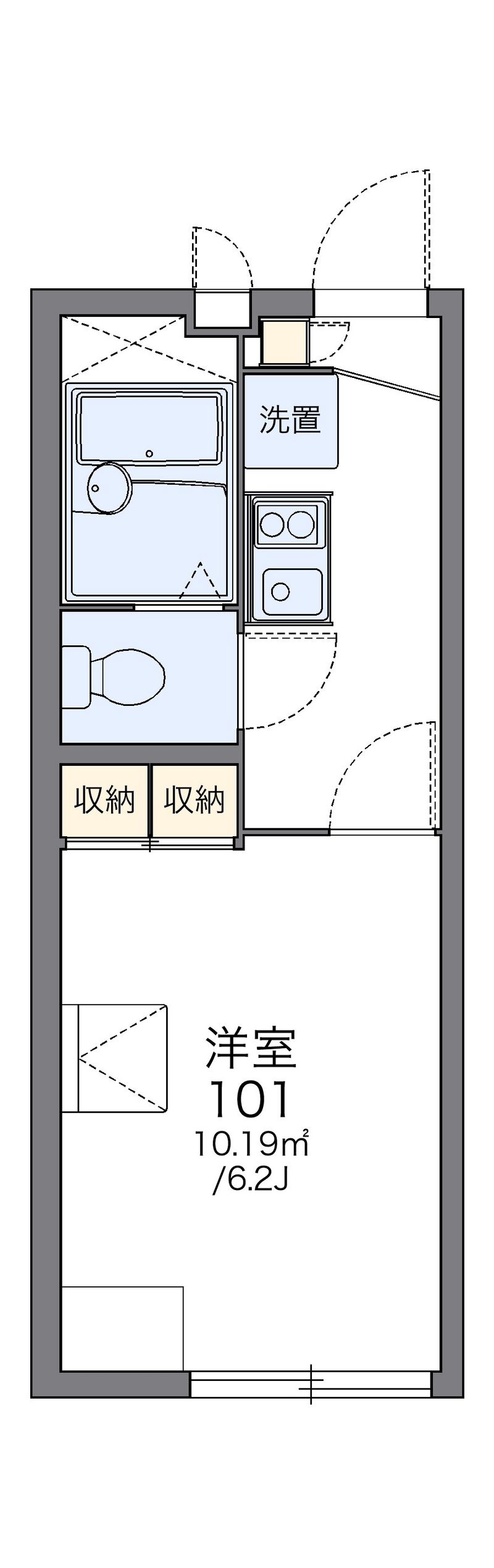 レオパレスアルデバラン 間取り