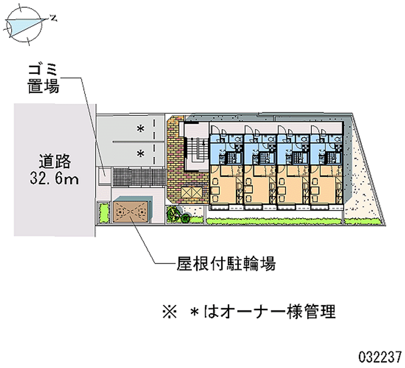 レオパレスＩＳＨＩＤＡ 区画図